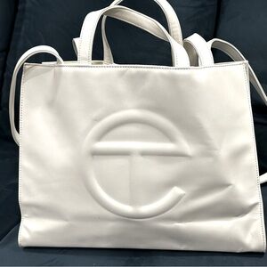 Medium White Telfar Bag (Authentic)